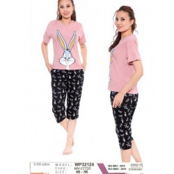 Пижама женская, хлопок 5 шт (48-56 р) MuK_27733