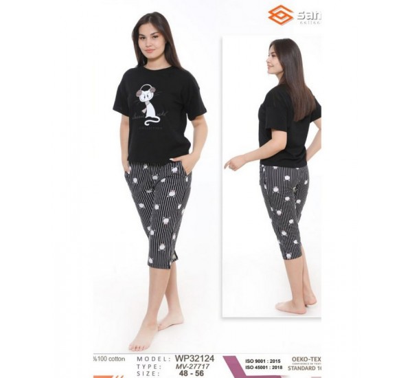 Пижама женская, хлопок 5 шт (48-56 р) MuK_27717