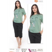 Піжама жіноча, бавовна 5 шт (48-56 р) MuK_27710