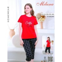 Піжама жіноча, бавовна 6 шт (M-4XL) MuK_135/297