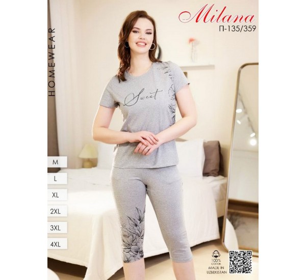 Пижама женская, хлопок 6 шт (M-4XL) MuK_135/359