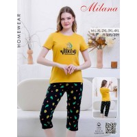 Піжама жіноча, бавовна 6 шт (M-4XL) MuK_135/209