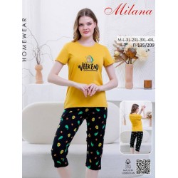 Пижама женская, хлопок 6 шт (M-4XL) MuK_135/209