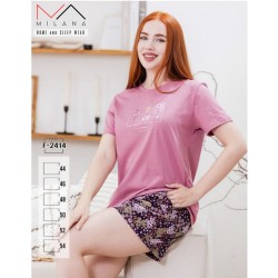 Піжама жіноча, бавовна 6 шт (44-54 р) MuK_2414