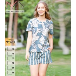 Піжама жіноча, бавовна 6 шт (44-54 р) MuK_2216
