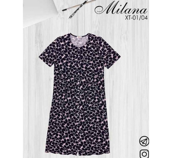 Халат жіночий, бавовна 6 шт (46-56 р) MuK_01/04