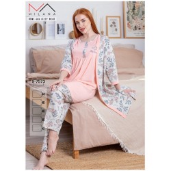 Піжама 3-ка жіноча, бавовна 5 шт (44-52 р) MuK_7573