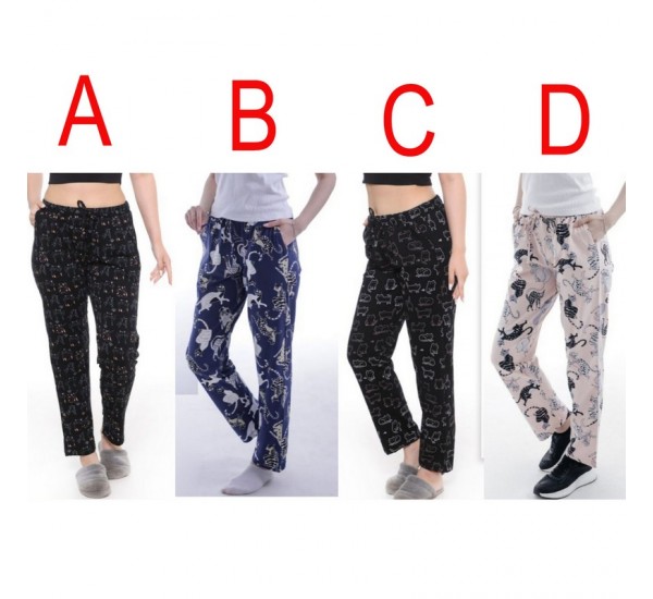 Брюки домашние женские, хлопок 5 шт (48-56 р) MuK_4452a