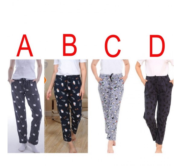 Брюки домашние женские, хлопок 5 шт (48-56 р) MuK_4452d