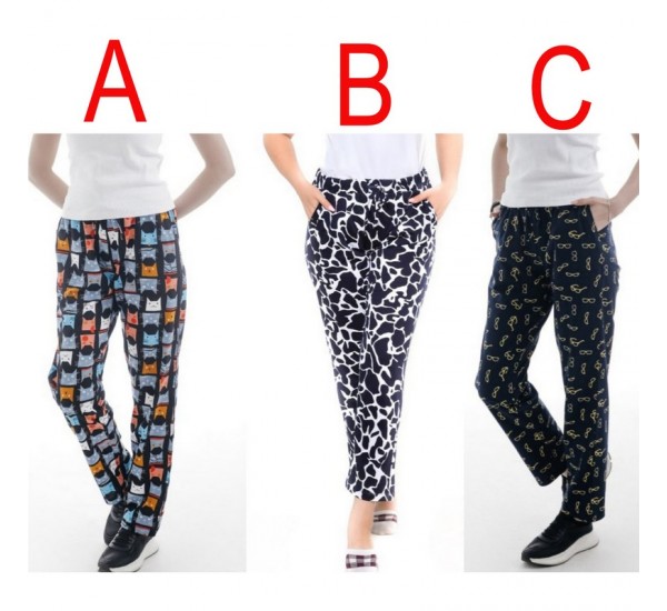 Брюки домашние женские, хлопок 5 шт (48-56 р) MuK_4452e