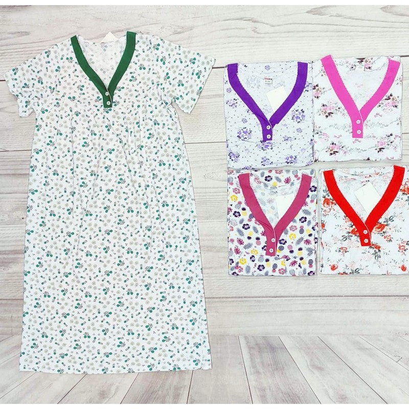 Нічна сорочка жіноча, бавовна 5 шт (48-56 р) MuK_336