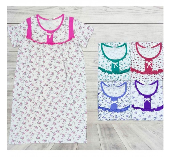 Нічна сорочка жіноча, бавовна 5 шт (48-56 р) MuK_1012