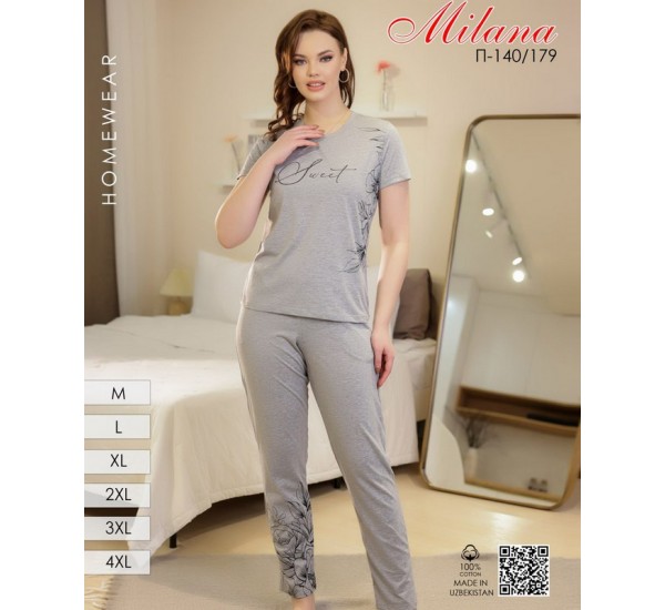 Пижама женская, хлопок 6 шт (46-56 р) MuK_140/179