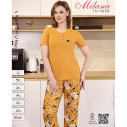 Пижама женская, хлопок 6 шт (50-60 р) MuK_110/120