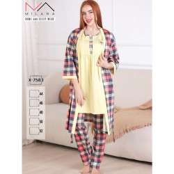 Пижама 3-ка женская, хлопок 5 шт (44-52 р) MuK_X-7583