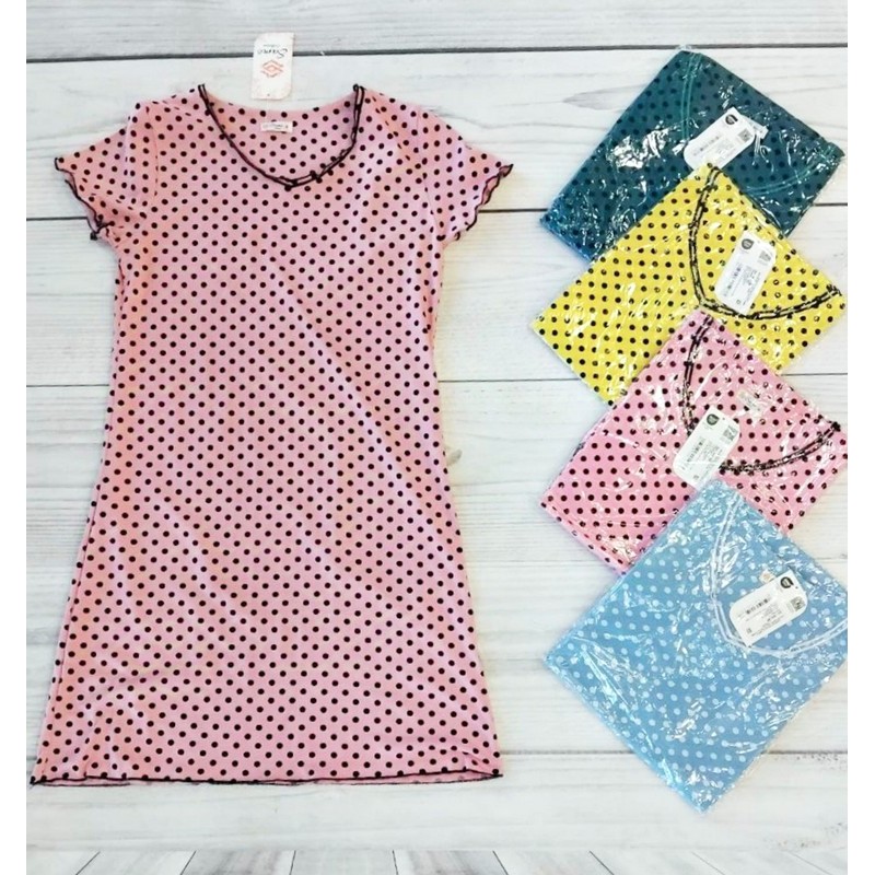 Нічна сорочка жіноча, бавовна 5 шт (48-56 р) MuK_2138R