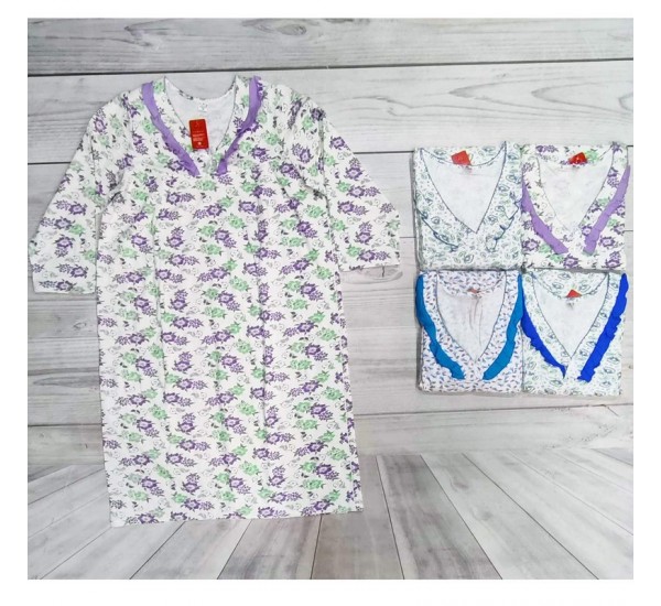 Нічна сорочка жіноча, начіс 5 шт (58-66 р) MuK_343