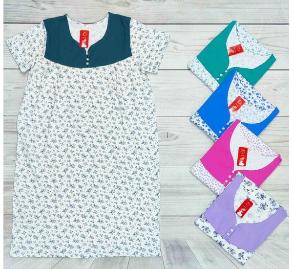 Нічна сорочка жіноча, бавовна 5 шт (58-66 р) MuK_353