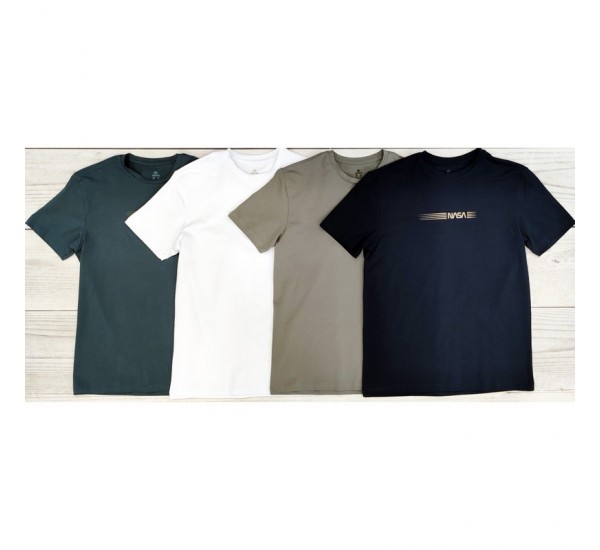 Футболка чоловіча, бавовна/стрейч 5 шт (48-56 р) MuK_55104b