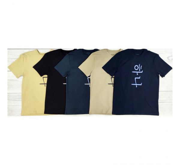 Футболка чоловіча, бавовна/стрейч 5 шт (48-56 р) MuK_55104e