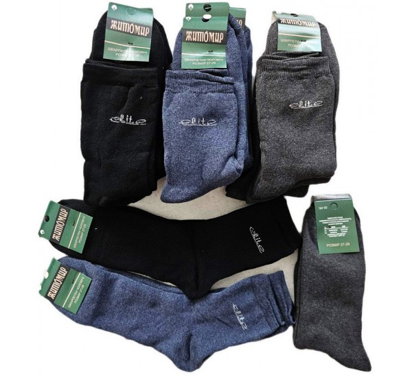 Носки мужские, "Житомир" 12 шт (42-46 р) махра NvS_906