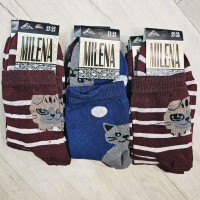 Шкарпетки жіночі MILENA 12 шт (37-39 р) стрейч/коттон NvS_703b