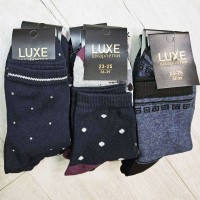Шкарпетки жіночі LUXE 12 шт (37-39 р) стрейч/коттон NvS_703c