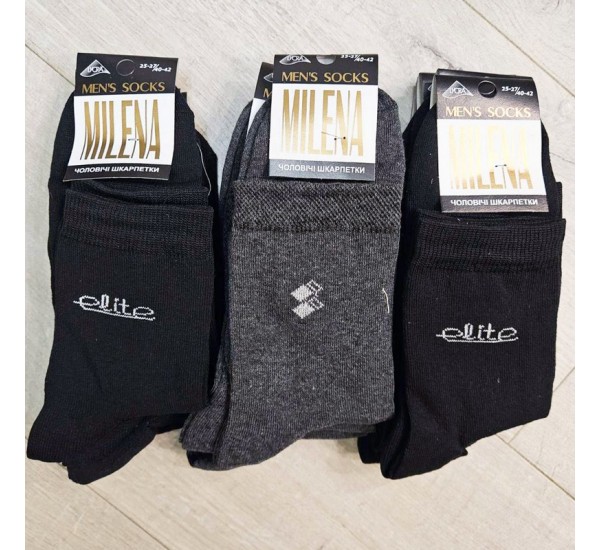 Шкарпетки чоловічі MILENA 12 шт (40-43 р) стрейч/коттон NvS_702b
