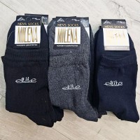 Шкарпетки чоловічі MILENA 12 шт (42-46 р) стрейч/коттон NvS_701b