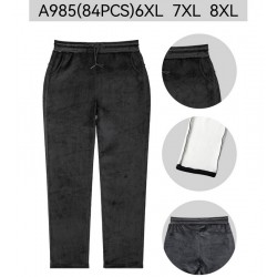 Брюки женские 6 шт (6-8XL) микровельвет/флис PaH_A985