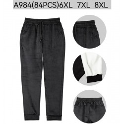 Брюки женские 6 шт (6-8XL) микровельвет/флис PaH_A984
