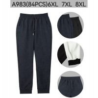 Брюки женские 6 шт (6-8XL) флис PaH_A983