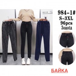 Джинсы женские 6 шт (S-3XL) байка PaH_A984-1