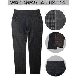 Брюки женские 6 шт (10-12XL) флис PaH_A953-1