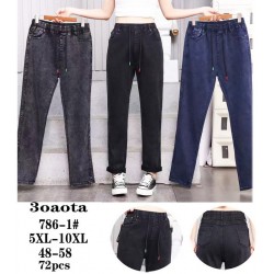 Джинси жіночі 6 шт (5-10XL) джинс PaH_786-1