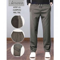 Спорт штаны мужские 6 шт (4-7XL) коттон PaH_A787-11
