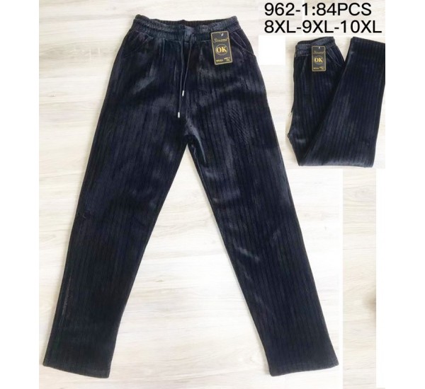 Спорт штани жіночі 6 шт (8-10XL) хутро/велюр PaH_962-1