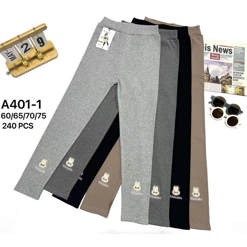 Лосини для дівчаток 12 шт (60-75 см) стрейч-коттон PaH_A401-1