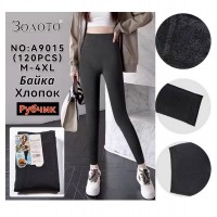 Лосины женские 12 шт (M-4XL) байка PaH_A9015