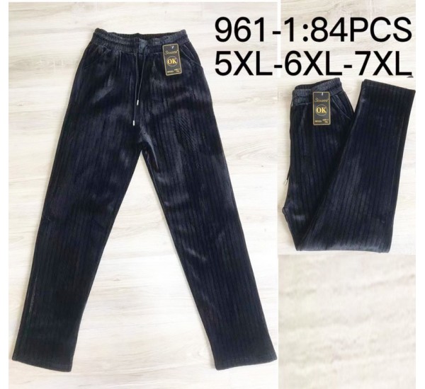 Спорт штаны женские 6 шт (5-7XL) мех/велюр PaH_961-1