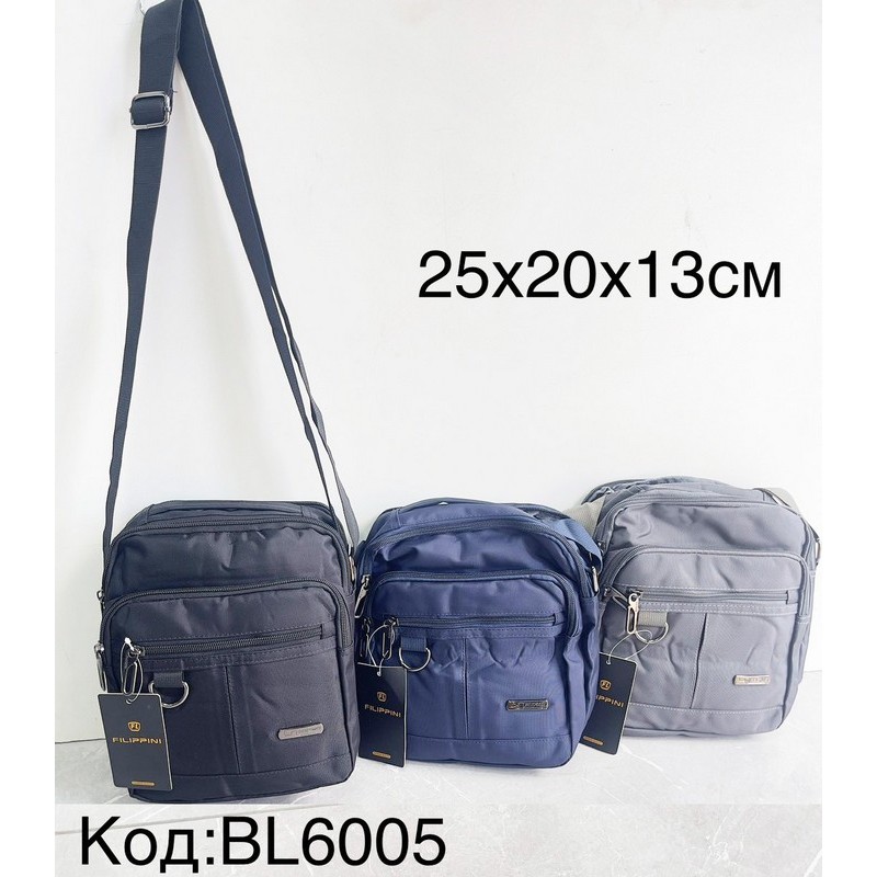 Сумка чоловіча, нейлон, 1 шт, RoM_BL6005