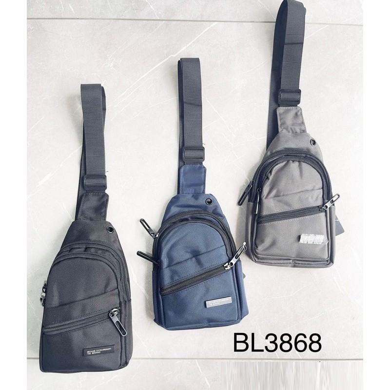 Сумка-слинг мужская, нейлон, 1 шт, RoM_BL3868