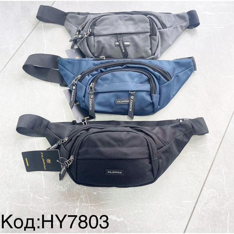 Сумка чоловіча на пояс, авізент, 1 шт, RoM_HY7803