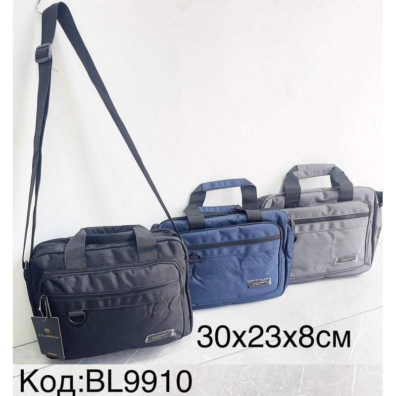 Сумка чоловіча, нейлон, 1 шт, RoM_BL9910