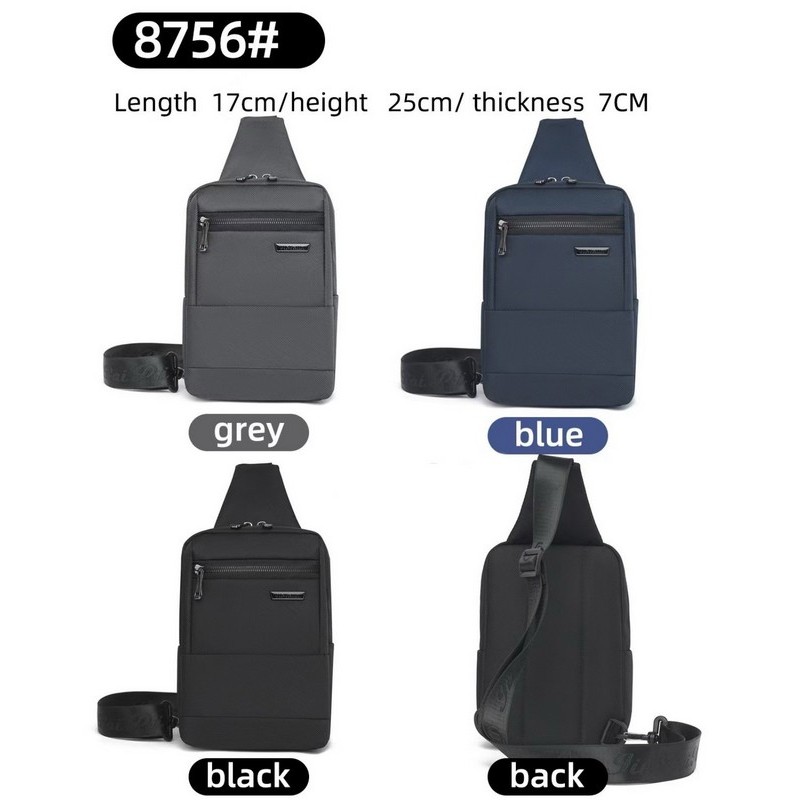 Сумка-слінг чоловіча, нейлон, 1 шт, RoM_8756