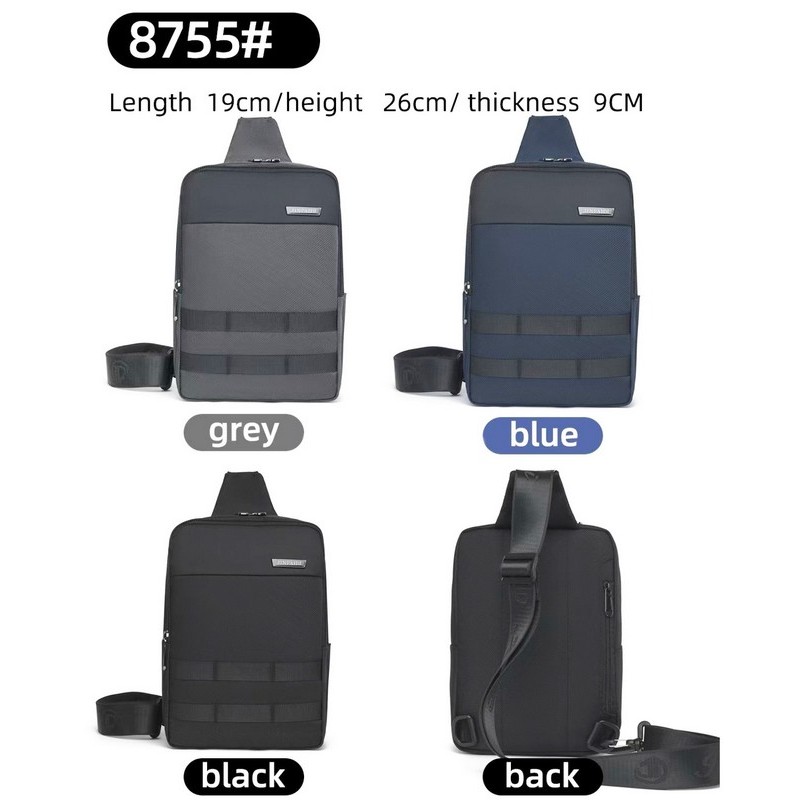 Сумка чоловіча, нейлон, 1 шт, RoM_8755