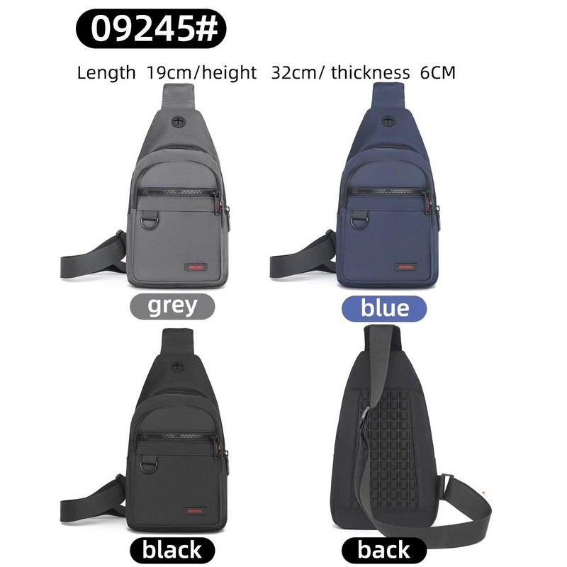Сумка-слінг чоловіча, нейлон, 1 шт, RoM_09245