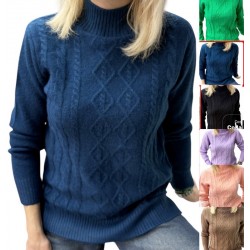 Свитер женский 5 шт (46-50 р) кашемир RZ4492_24031