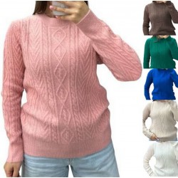 Свитер женский 5 шт (46-50 р) шерсть/кашемир RZ4492_24056