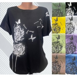 Футболка жіноча Батал, коттон 3 шт (52-56 р) RZ4492_25310